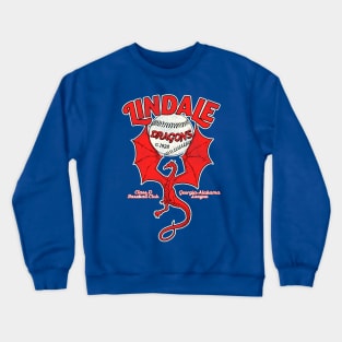 Defunct Lindale Dragons Baseball Team Crewneck Sweatshirt